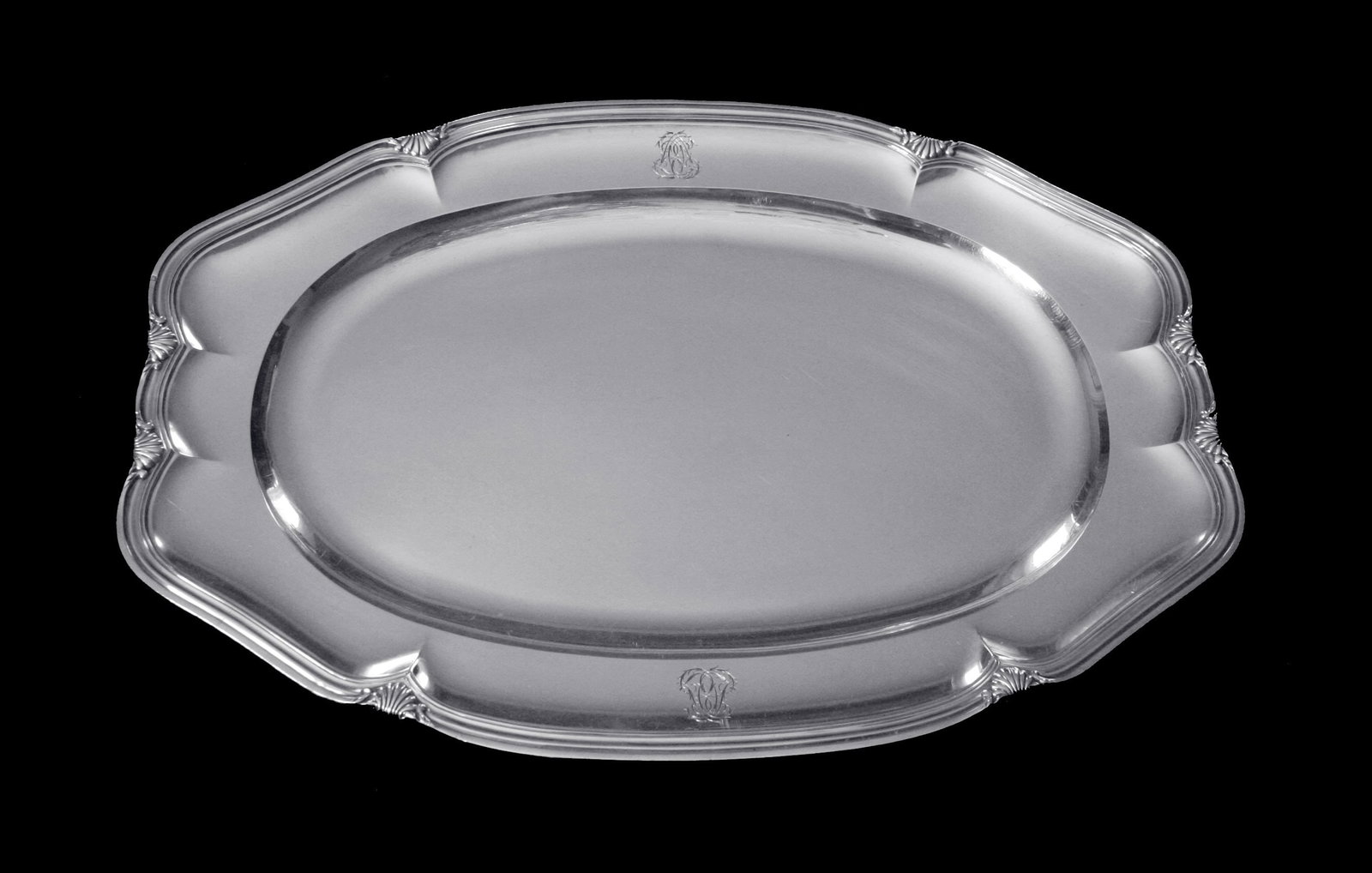 BOIN-TABURET 298pc 950 STERLING SILVER FLATWARE SET PLUS 15pc. SERVING PLATTER SET - 19