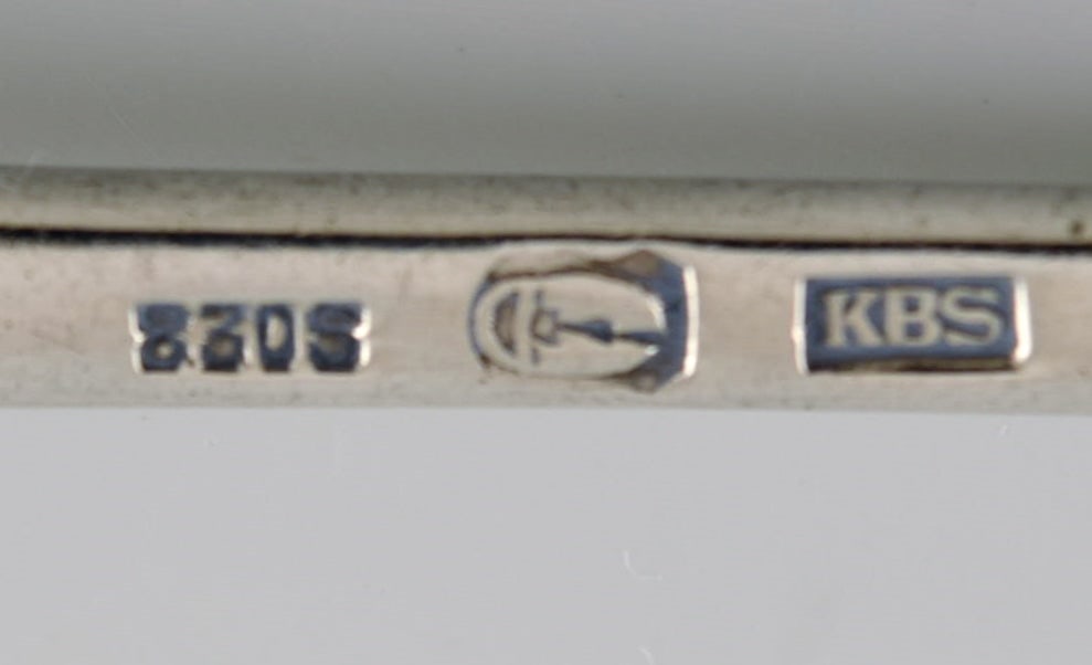Kay Bojesen (1886-1958), Denmark. Cold meat fork in silver (830). 1920s / 30s. - 4