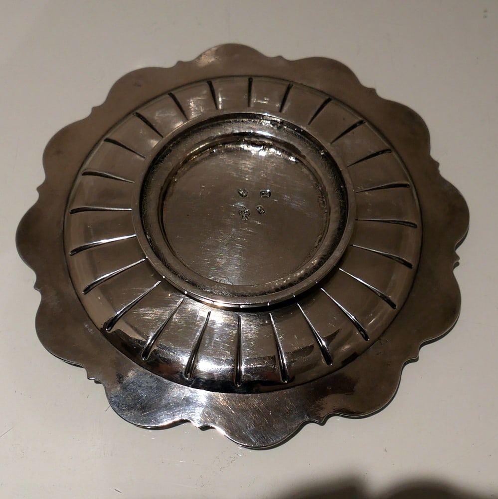 Early 18th Century Antique George I Britannia Silver Footed Salver London 1717 John Corporon - 7