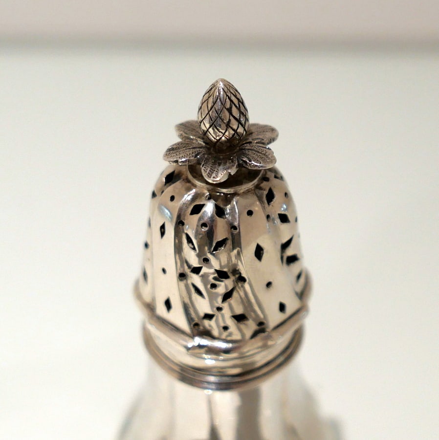 18th Century Dutch Silver Sugar Caster Amsterdam Circa 1760 - 7