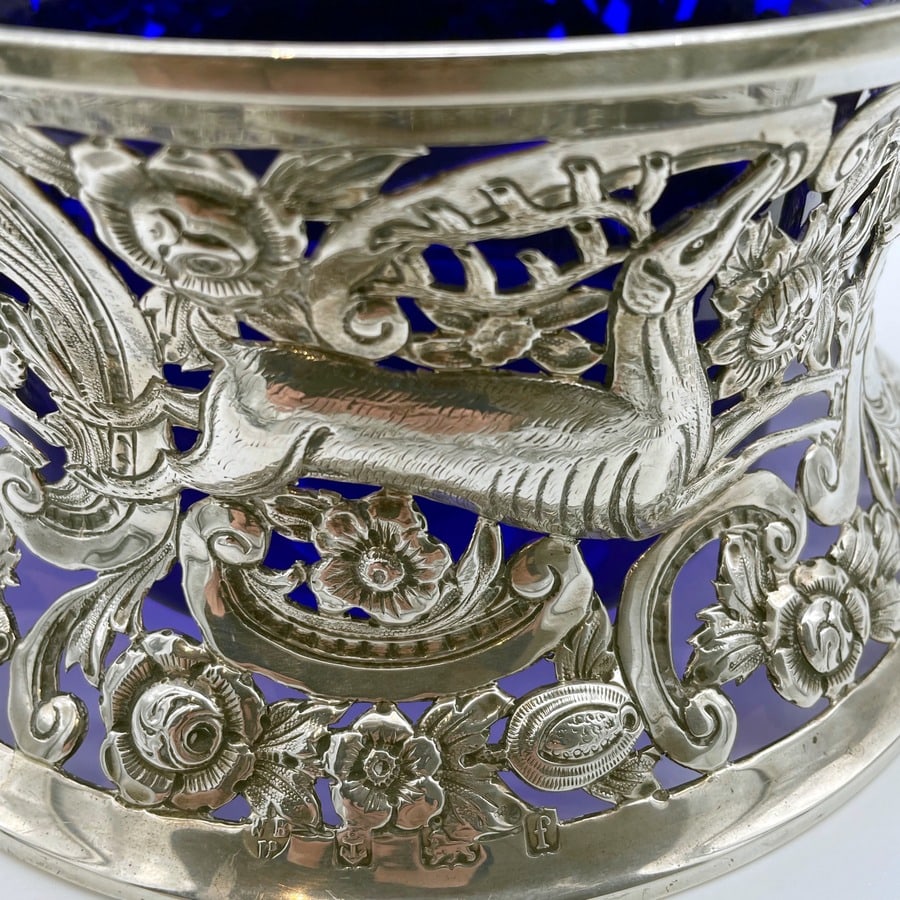 Early 20th Century Antique Edwardian Sterling Silver Dish Ring Birmingham 1905 Williams Ltd - 8