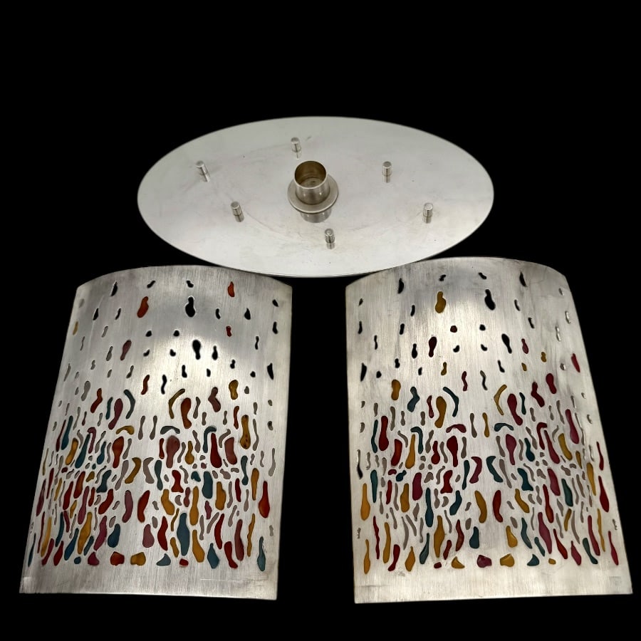 21st Century Modern Sterling Silver Candle Centrepiece London 2007 Veronica Shaw - 5