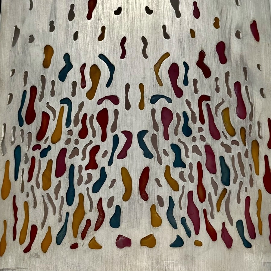 21st Century Modern Sterling Silver Candle Centrepiece London 2007 Veronica Shaw - 6