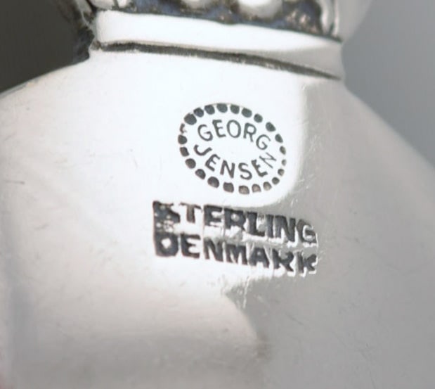 Georg Jensen Cactus jam spoon in sterling silver. - 4