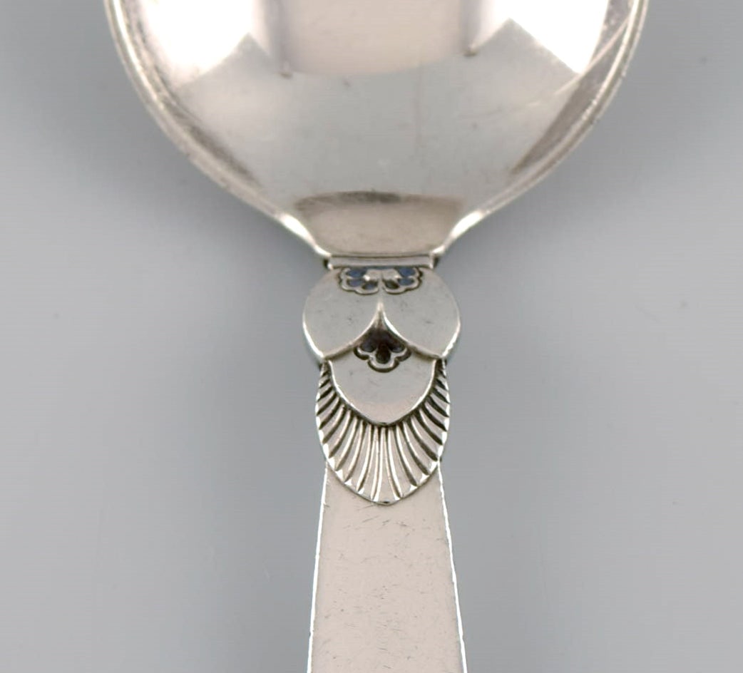 Georg Jensen Cactus jam spoon in sterling silver. - 3