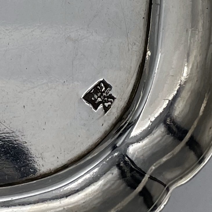 Mid 18th Century Antique George II Silver Salver Edinburgh 1743 Robert Gordon - 13