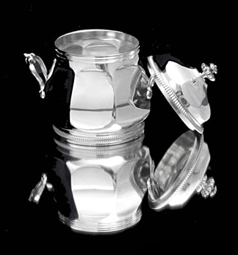 TETARD FRERES ANTIQUE ART DECO 6pc STERLING SILVER TEA SET, SERVING TRAY & WRAPS - 8
