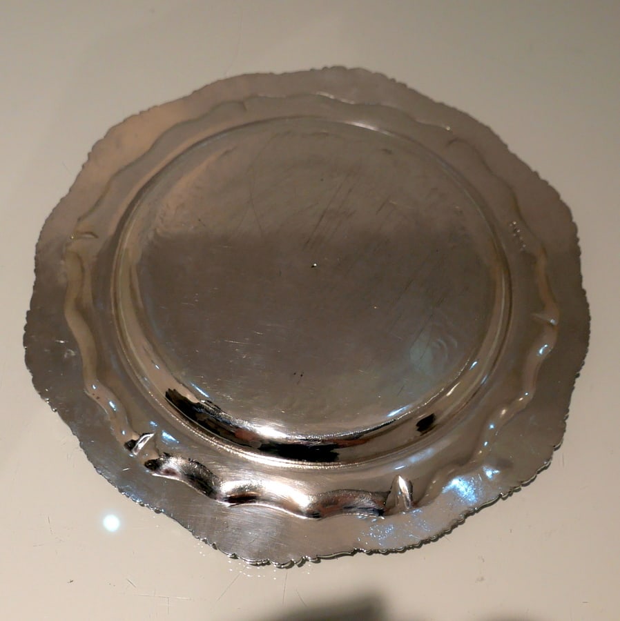 Early 19th Century Antique George IV Sterling Silver Set Twelve Dinner Plates London 1833 John Houle - 2