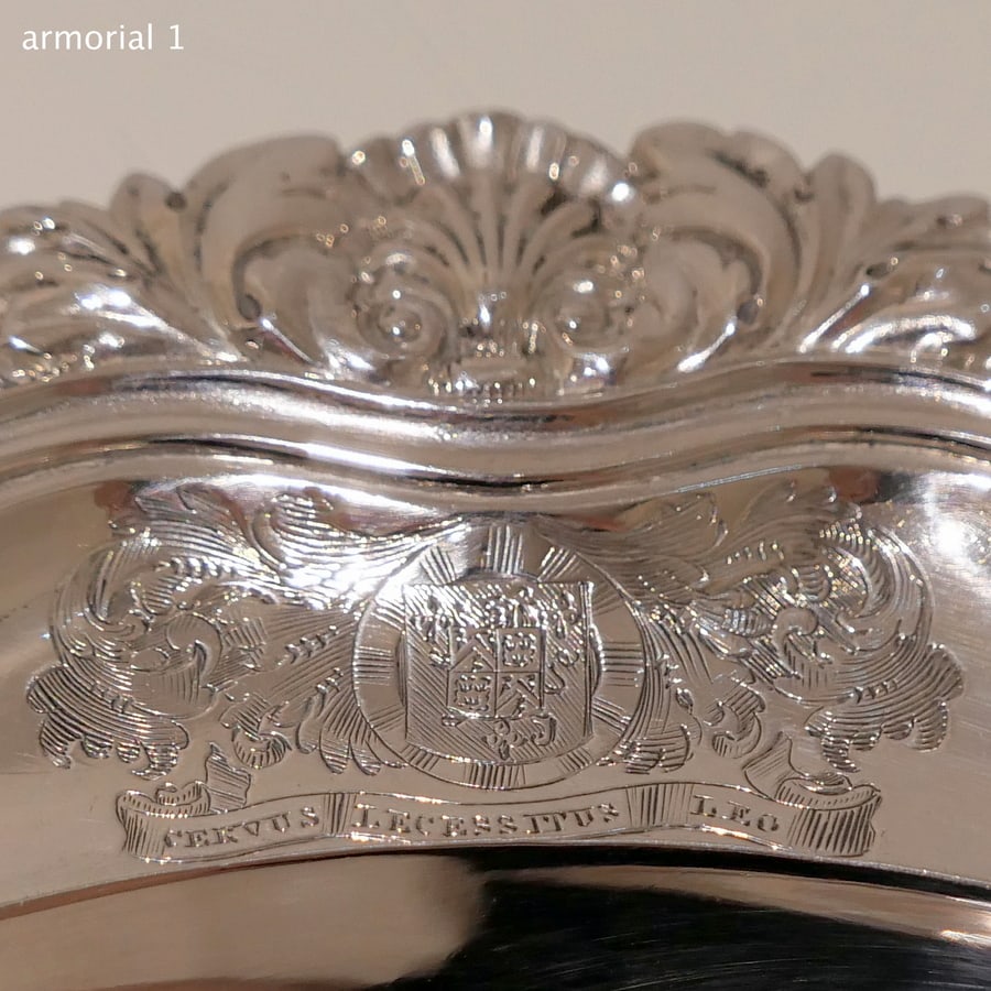 Early 19th Century Antique George IV Sterling Silver Set Twelve Dinner Plates London 1833 John Houle - 7