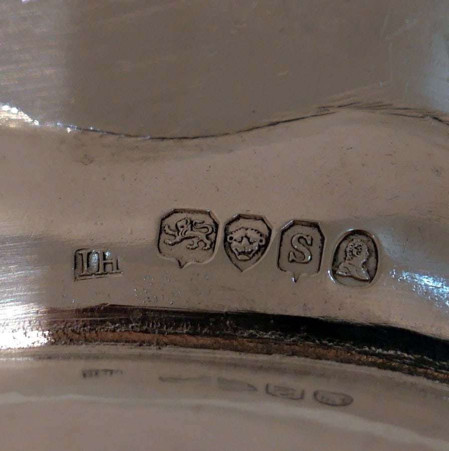 Early 19th Century Antique George IV Sterling Silver Set Twelve Dinner Plates London 1833 John Houle - 9