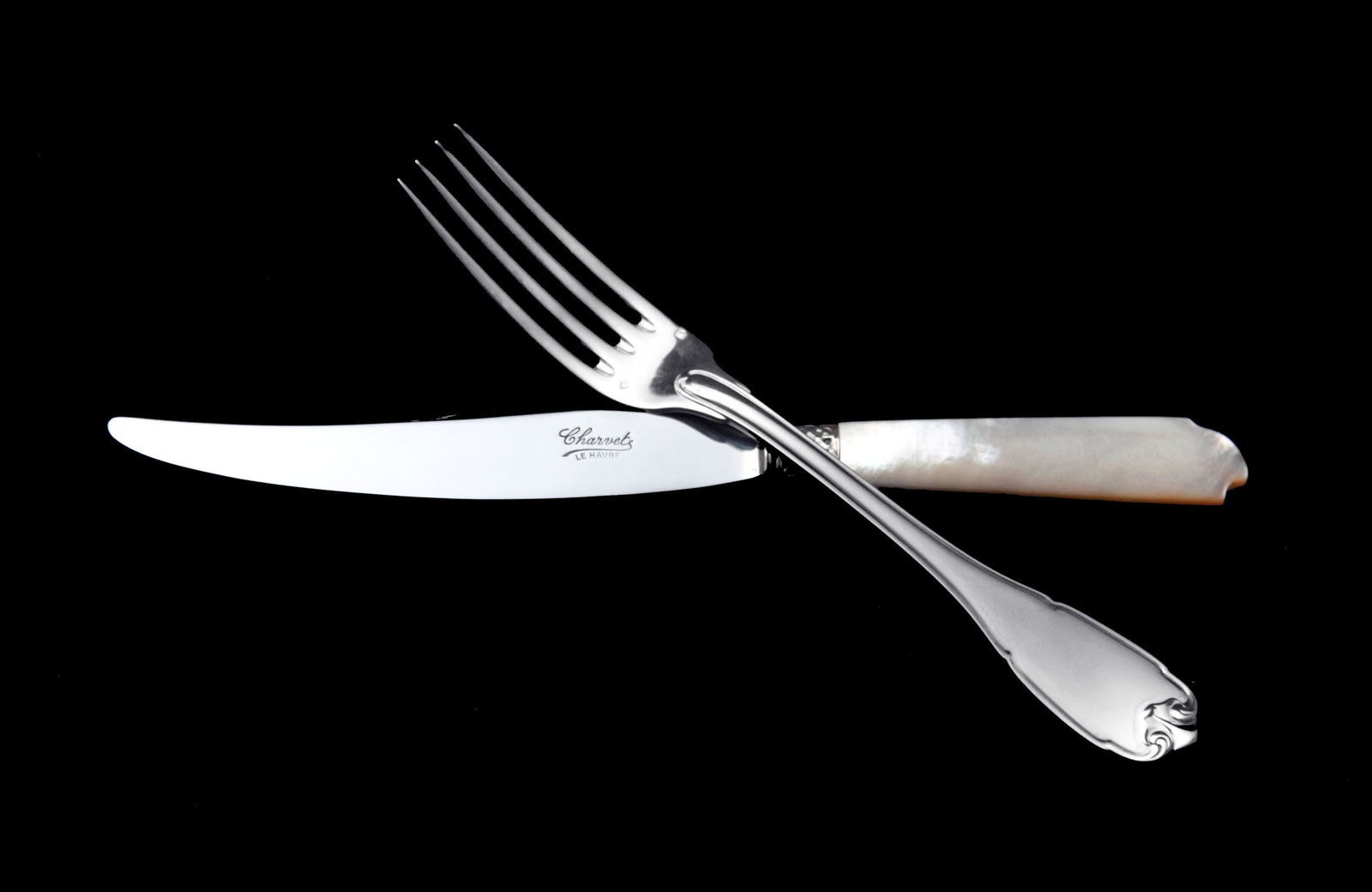 Puiforcat (Hermes) - 299pc. Antique French Sterling Silver Flatware Set, Vauban, Excellent - 7