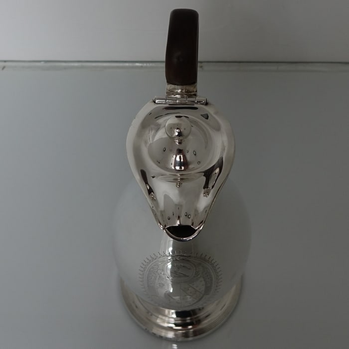 Geo 111 Sterling Silver Wine/Hot Water Jug London 1788 John Scofield - 6