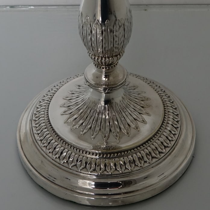 Early 19th Century Antique George IV Pair Old Sheffield Four Light Candelabra Circa 1828 Roberts - 9