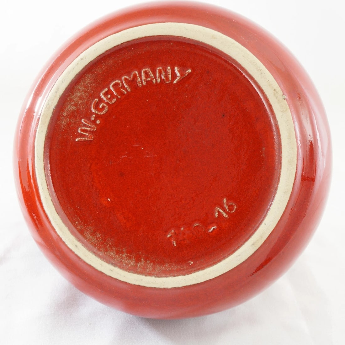 1960s MCM German Ceramic Pitcher and Stand - 13