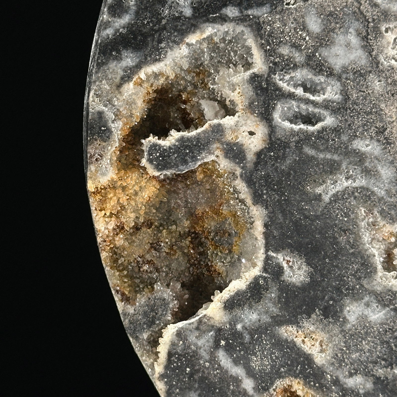 A beautiful crystal quartz moon on a custom stand - 4