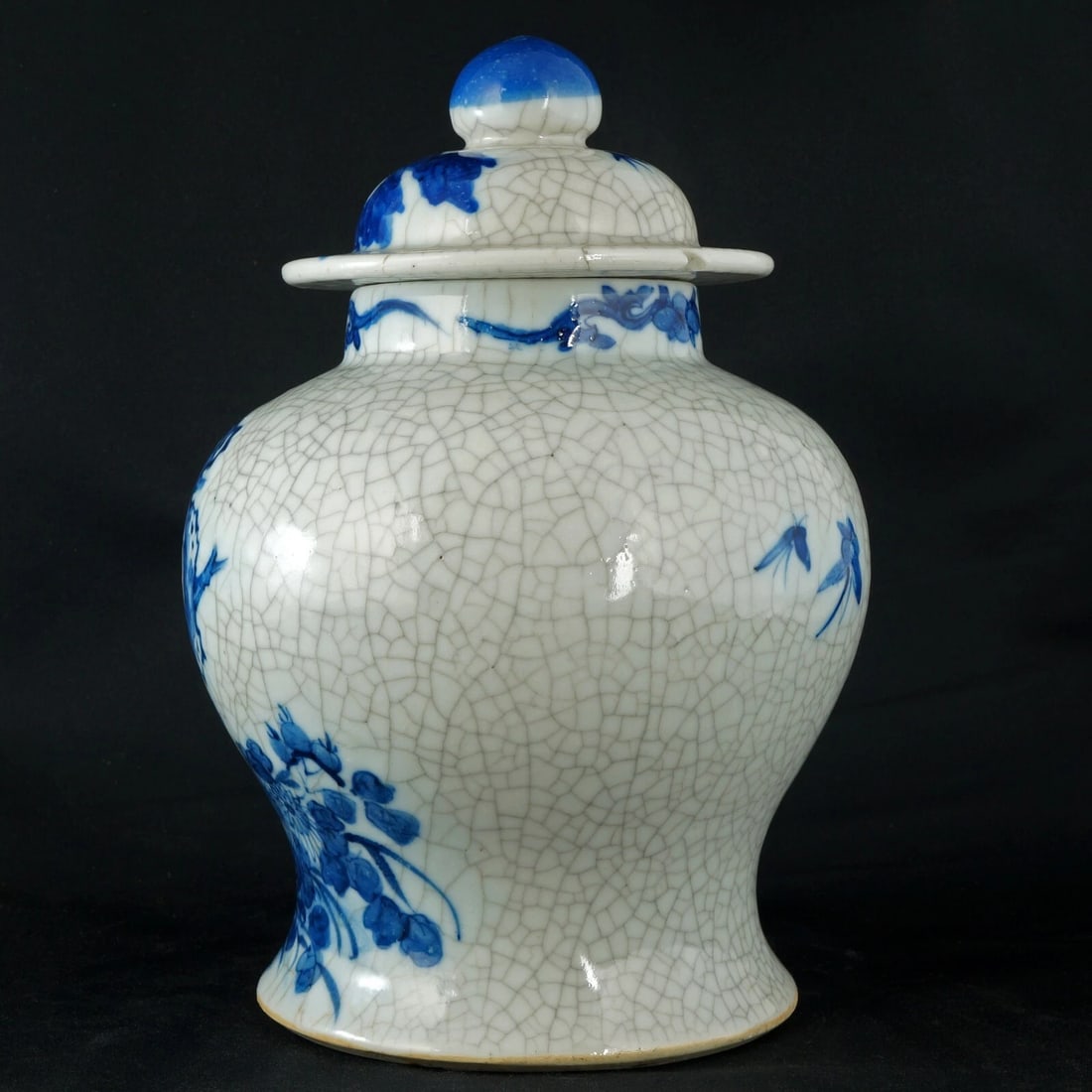 19th C Chinese Lidded Jar Kangxi Mark - 3