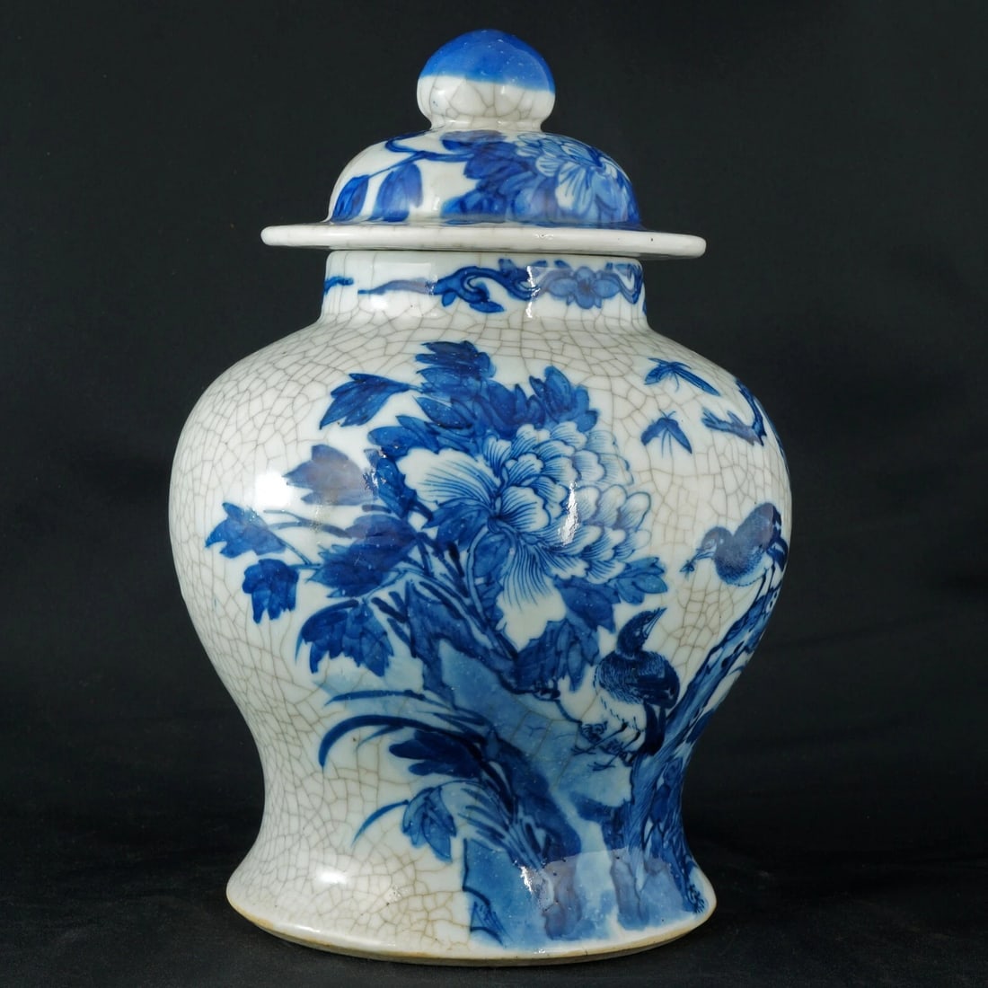19th C Chinese Lidded Jar Kangxi Mark - 5