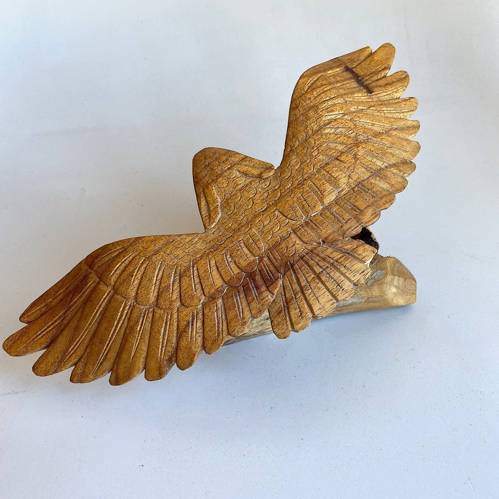 Hand carved wooden owl - 4