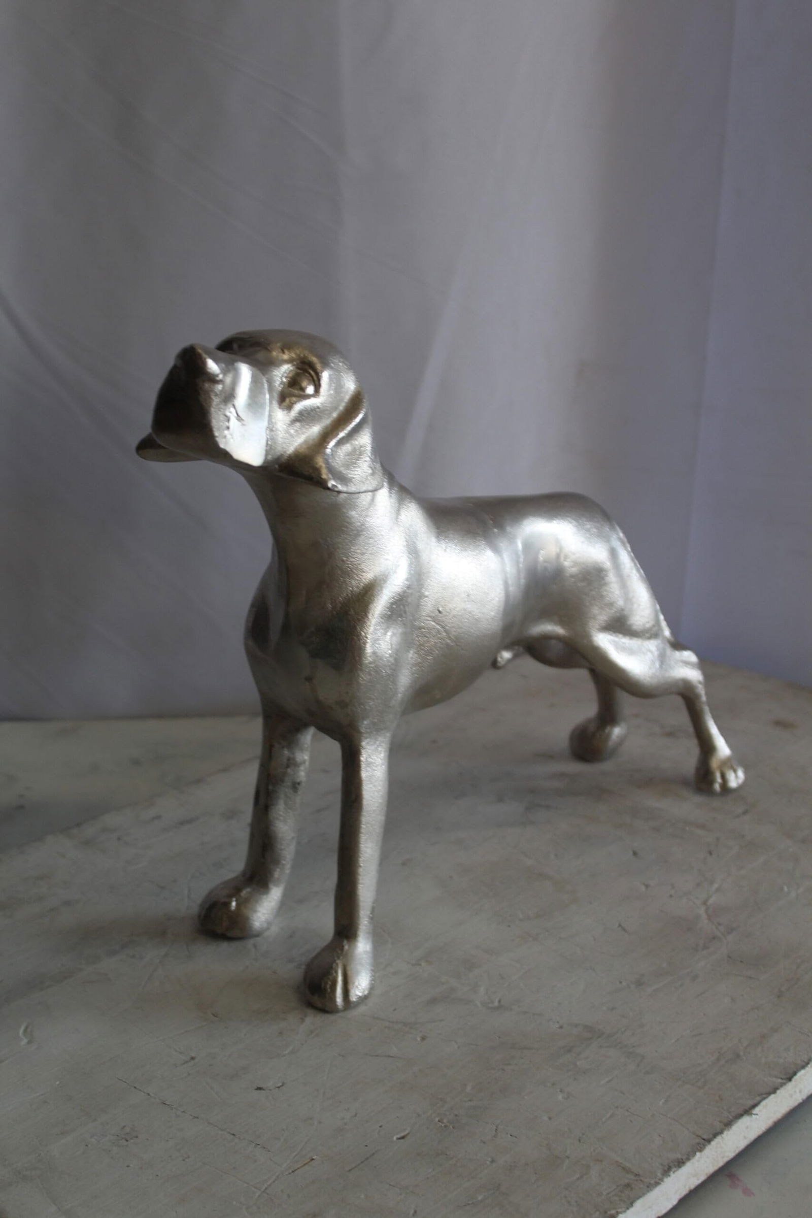 Aluminum Jagdhunde Dog Statue, Elegant Art Piece 22" x 6" x 15"H - 6