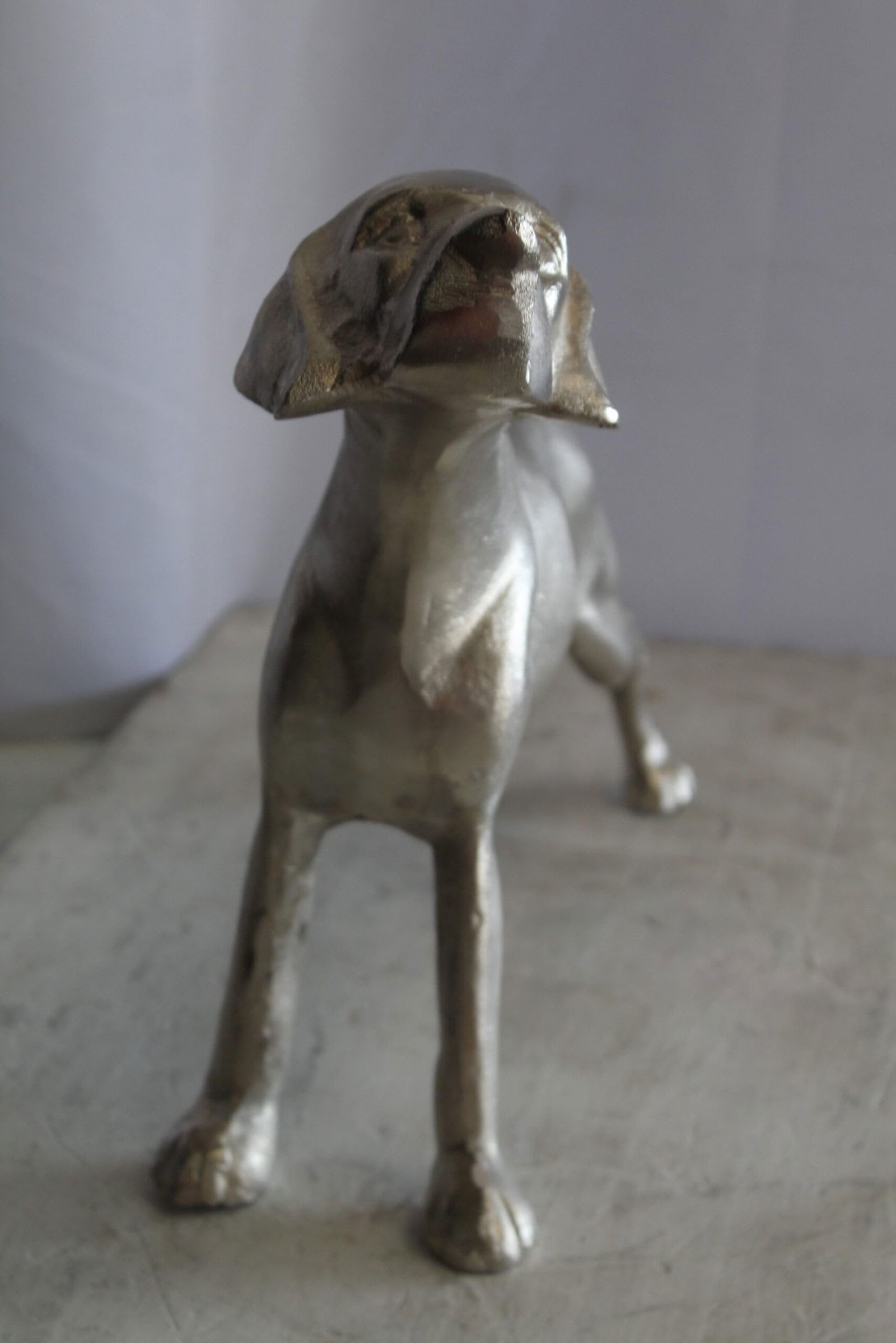 Aluminum Jagdhunde Dog Statue, Elegant Art Piece 22" x 6" x 15"H - 7