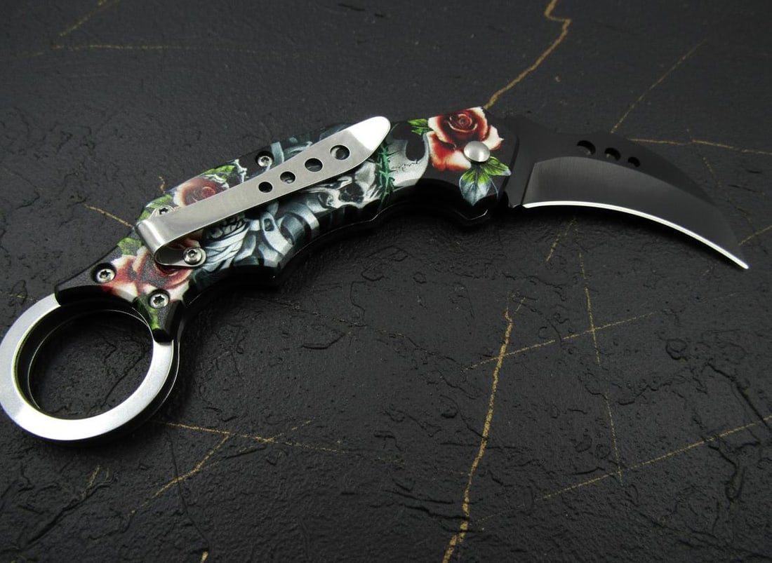 Ambidextrous Manual Folding Pocketknife with 440 Stainless Steel Blade New in Box - 2