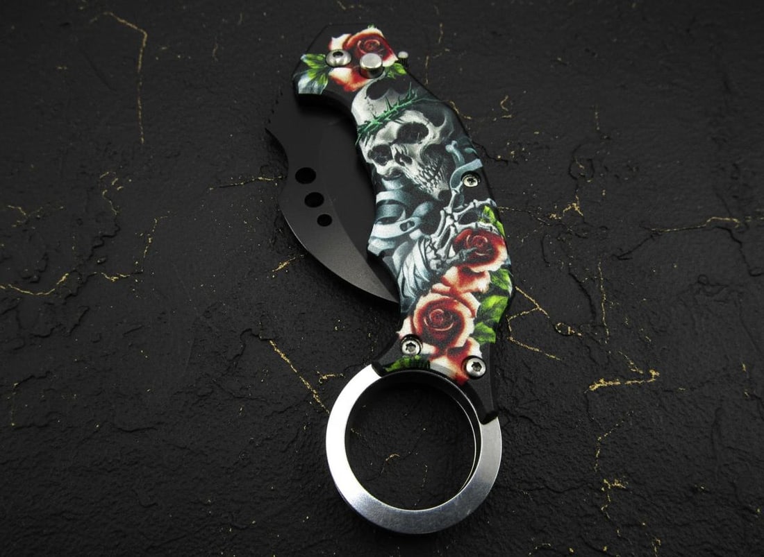 Ambidextrous Manual Folding Pocketknife with 440 Stainless Steel Blade New in Box - 4