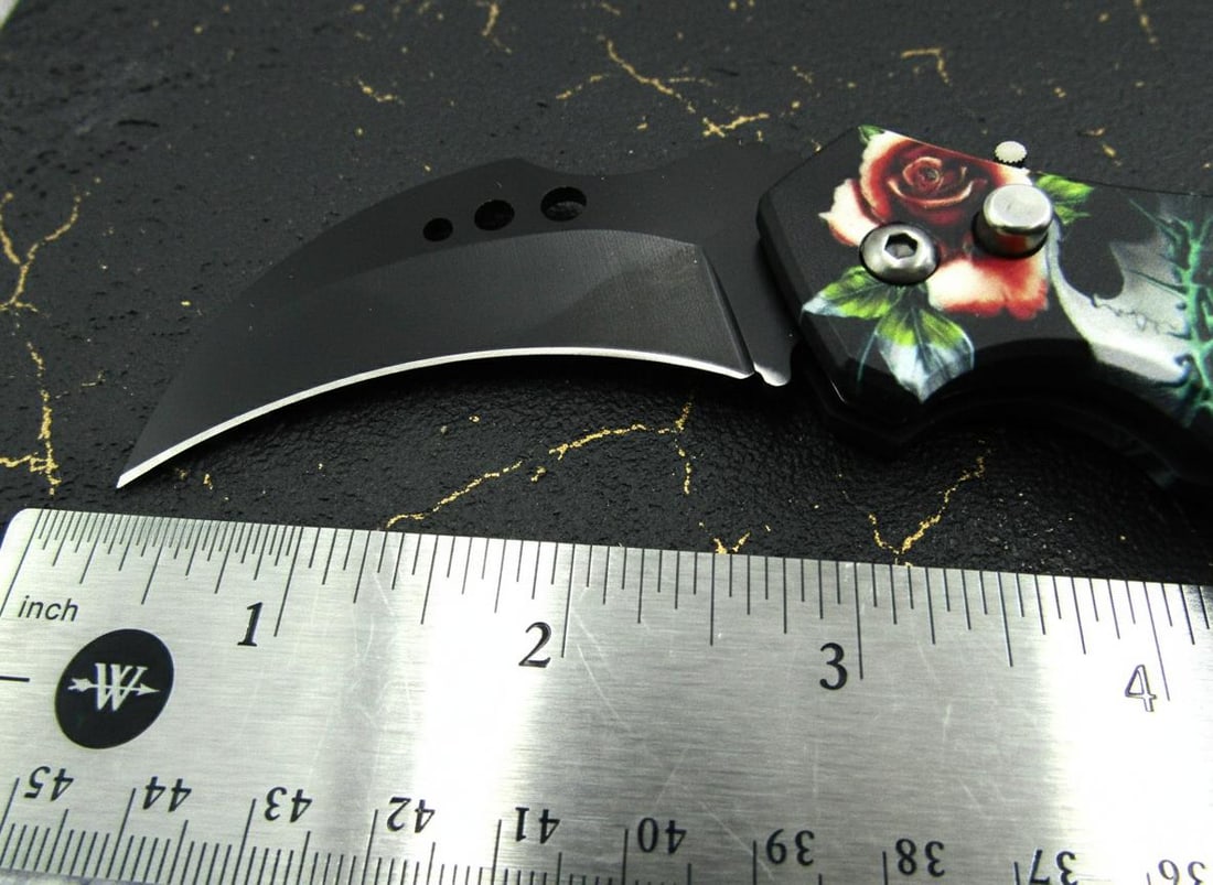 Ambidextrous Manual Folding Pocketknife with 440 Stainless Steel Blade New in Box - 6