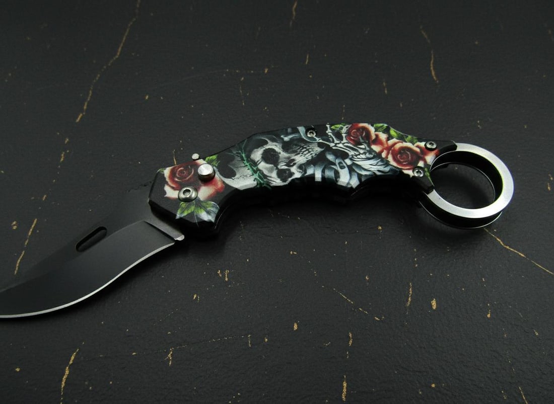 Ambidextrous Manual Folding Pocketknife with 440 Stainless Steel Blade New in Box - 7