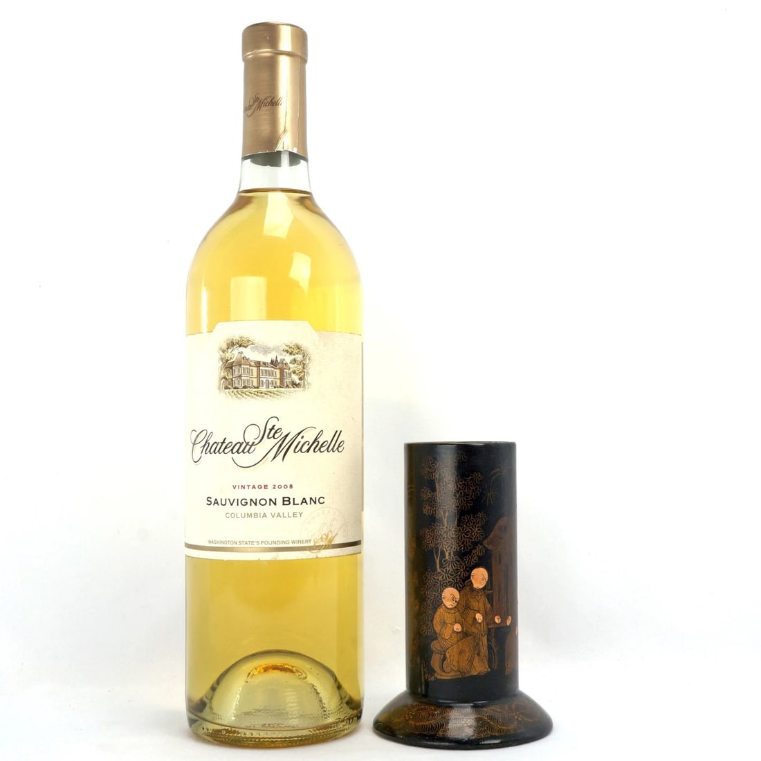 19th C Japanese Lacquer Spill Vase - 2