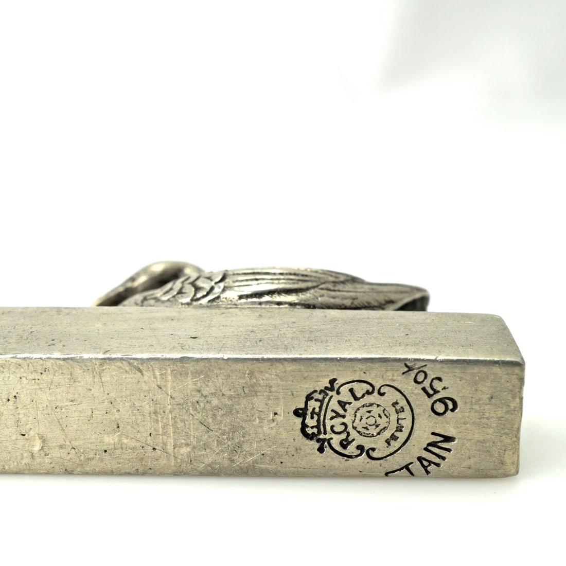 Three Pewter Knife Rests Duck, Pheasant, Dog - 9