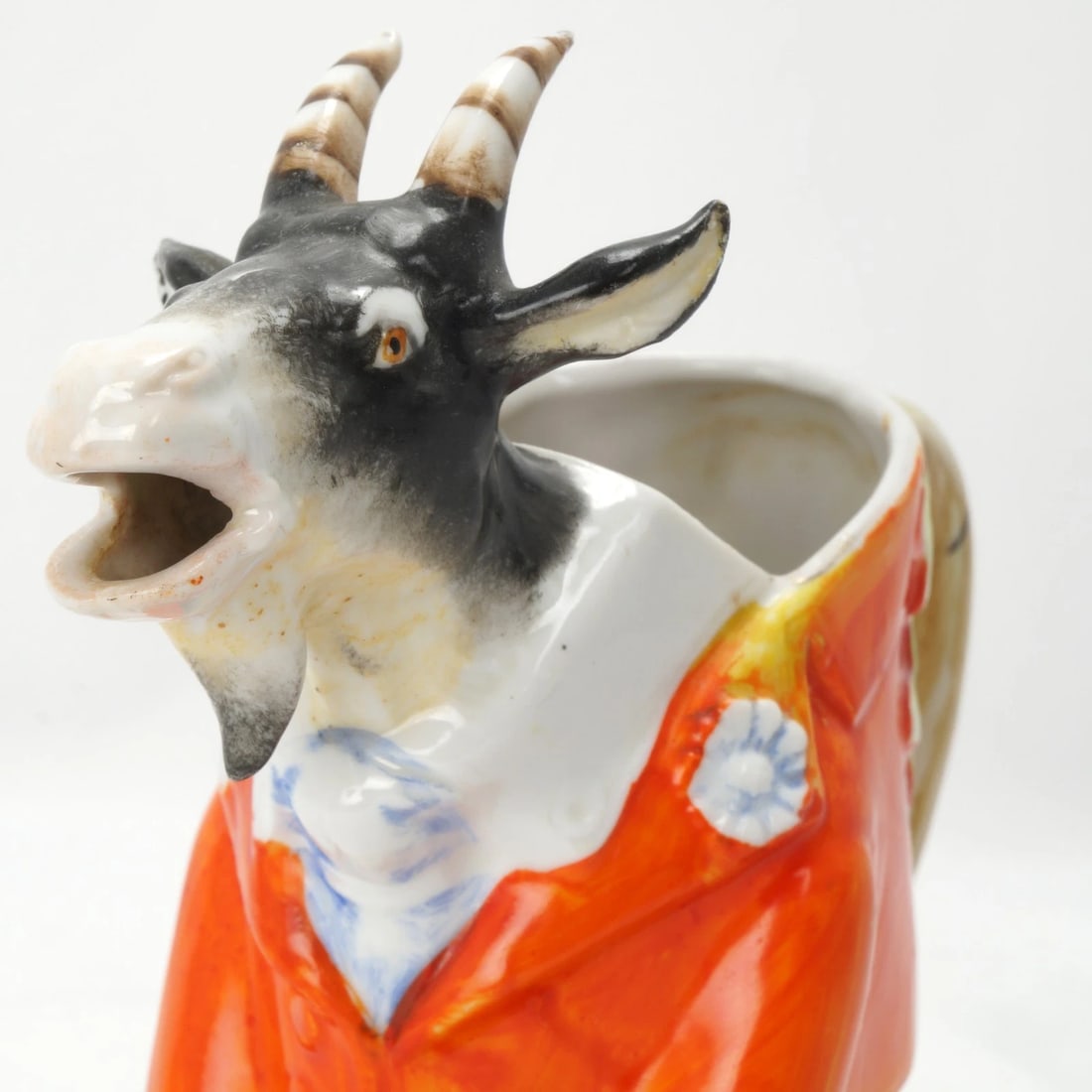 Schaffer & Vater Seated Billy Goat Creamer Germany 1920s - 8