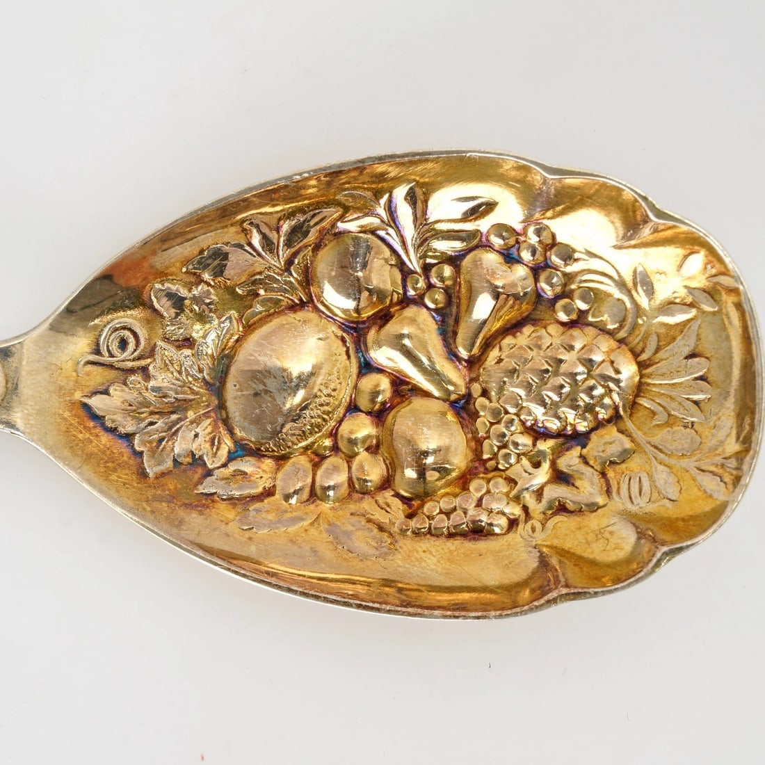 1930s English Silver Plate Berry Serving Spoon - 5