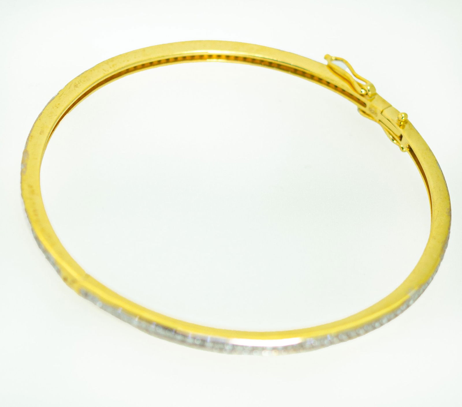 18K Gold-Plated 925 Silver Diamond Bracelet - 2