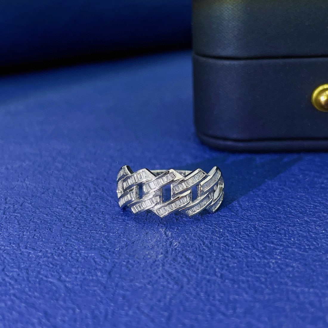 14K GOLD 0.34 CT NATURAL H DIAMOND RING (1 of 8)