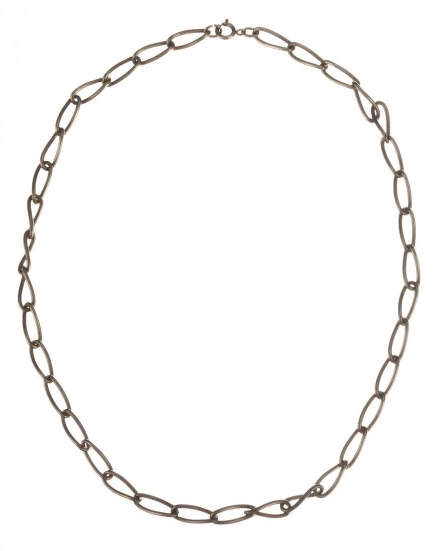 Sterling Silver Hand Made Chain Necklace - 2