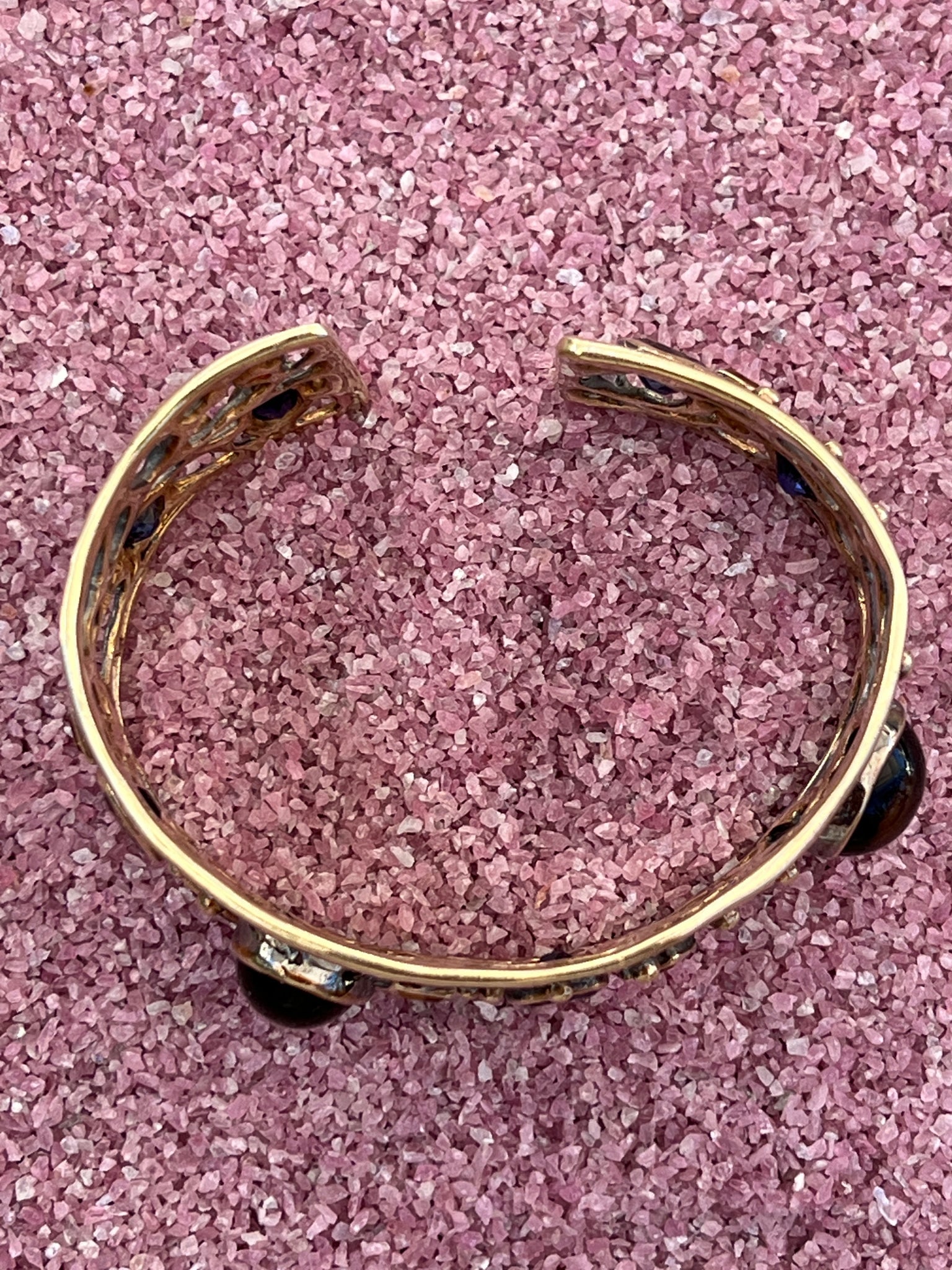 Sea Fan Bracelet with Semi-Precious Stones - 5