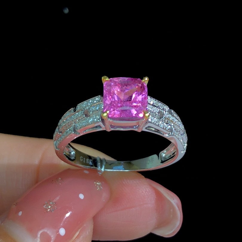 14K GOLD 2.21 CTW NATURAL SAPPHIRE & DIAMOND RING - 4