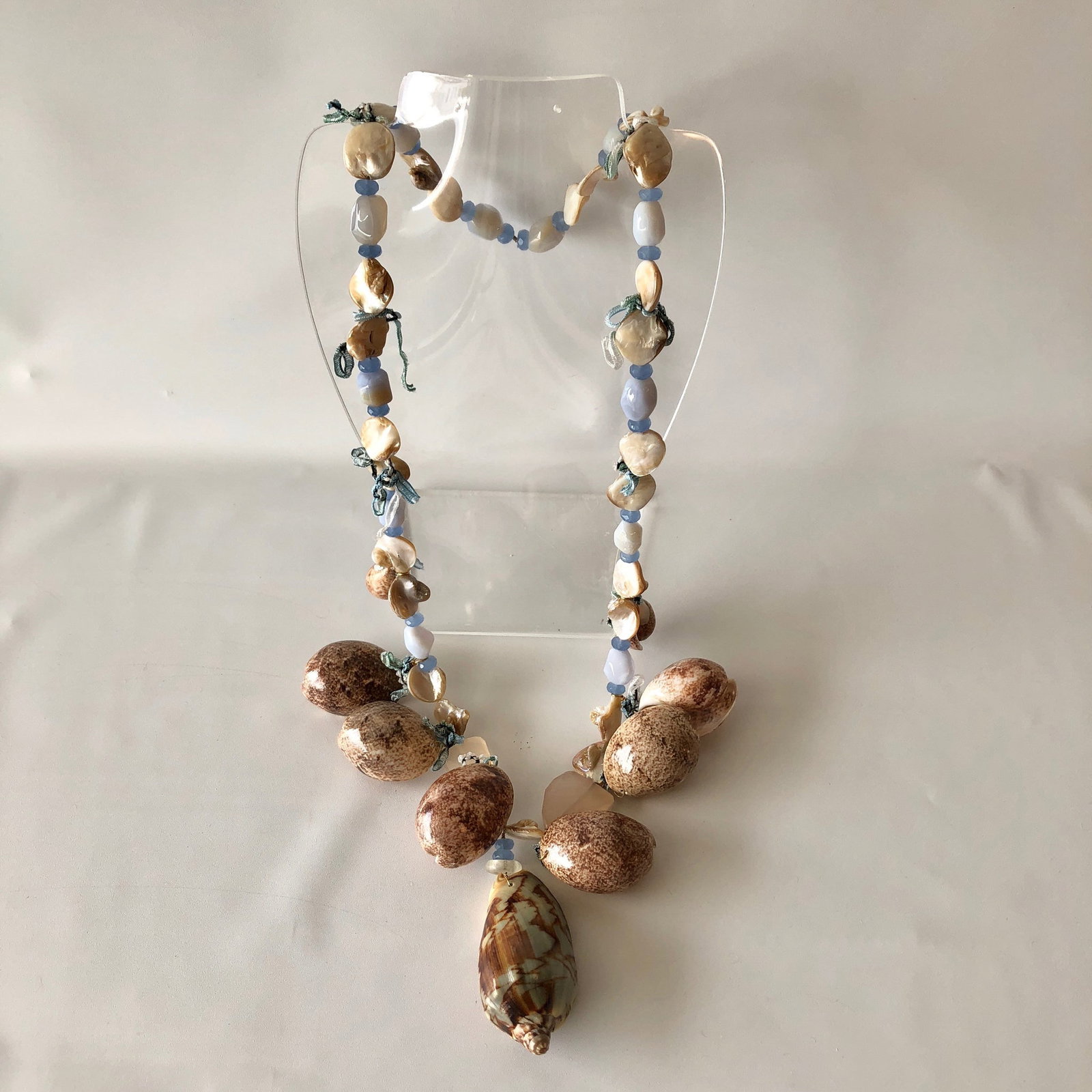 Long Miniature Melon Shell Necklace (1 of 2)