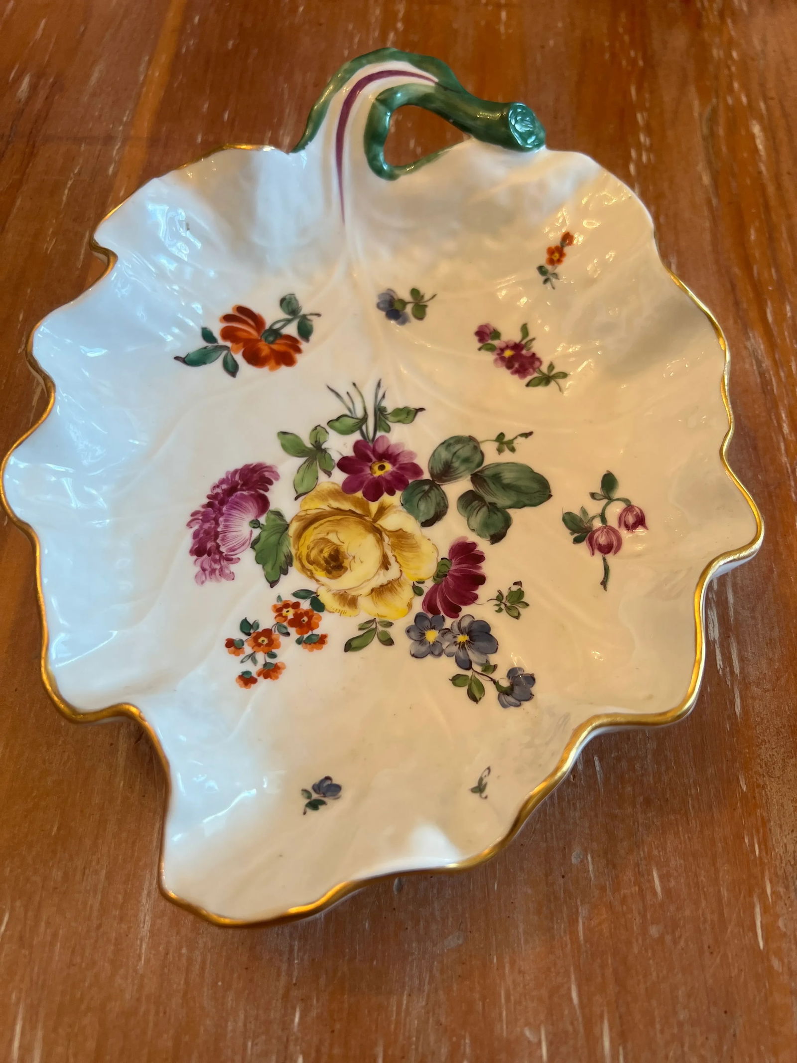 Le Tallec for Tiffany & Company Private Stock Organic Leaf Form Porcelain Dish - 11