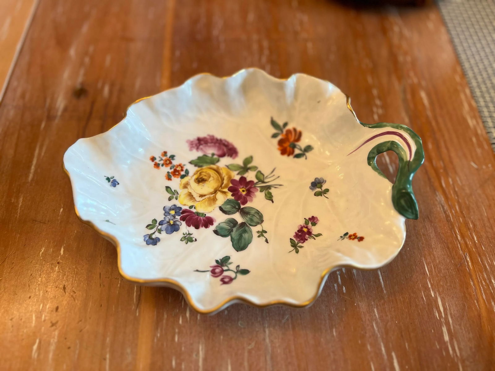 Le Tallec for Tiffany & Company Private Stock Organic Leaf Form Porcelain Dish - 12