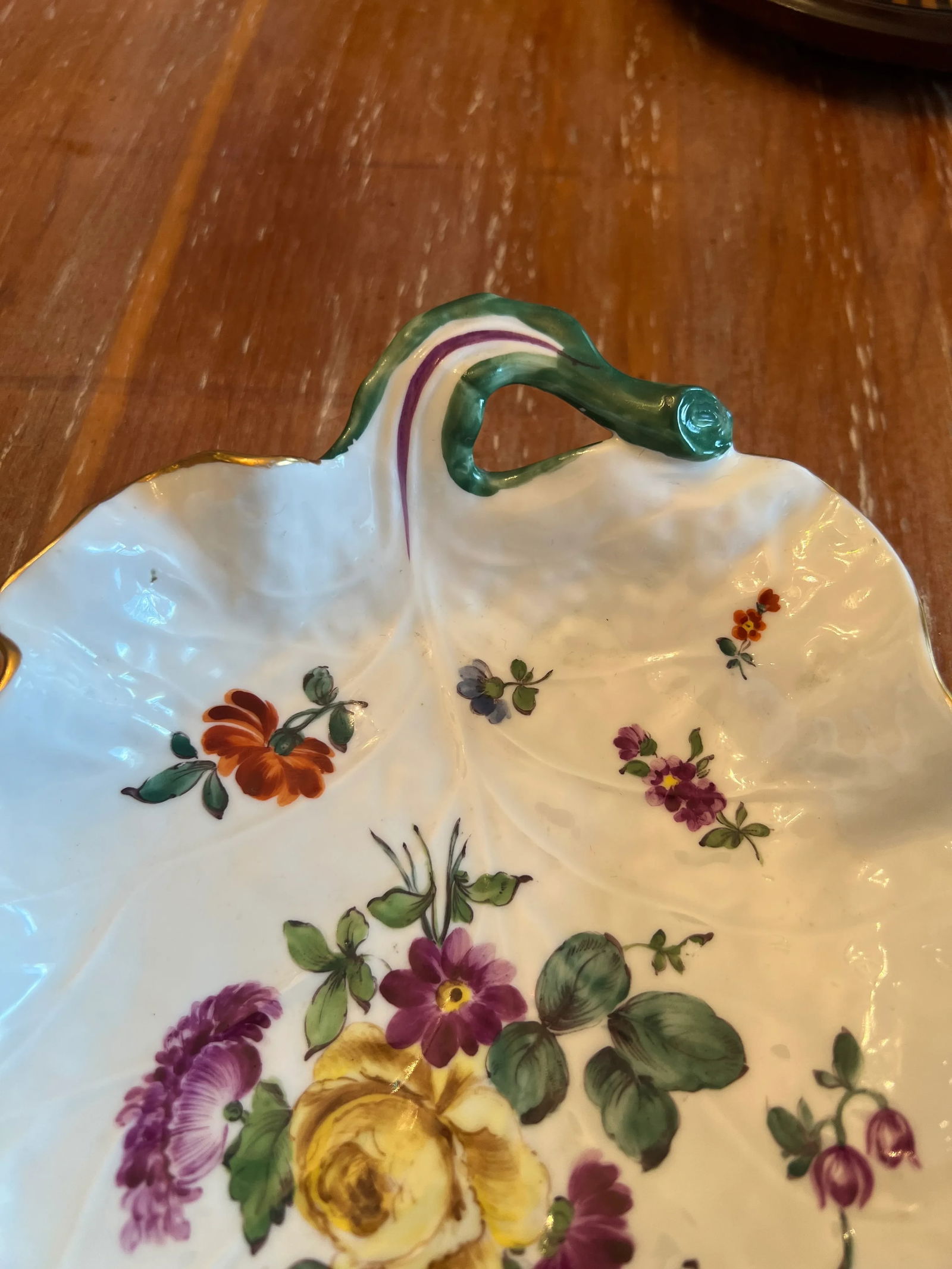 Le Tallec for Tiffany & Company Private Stock Organic Leaf Form Porcelain Dish - 6