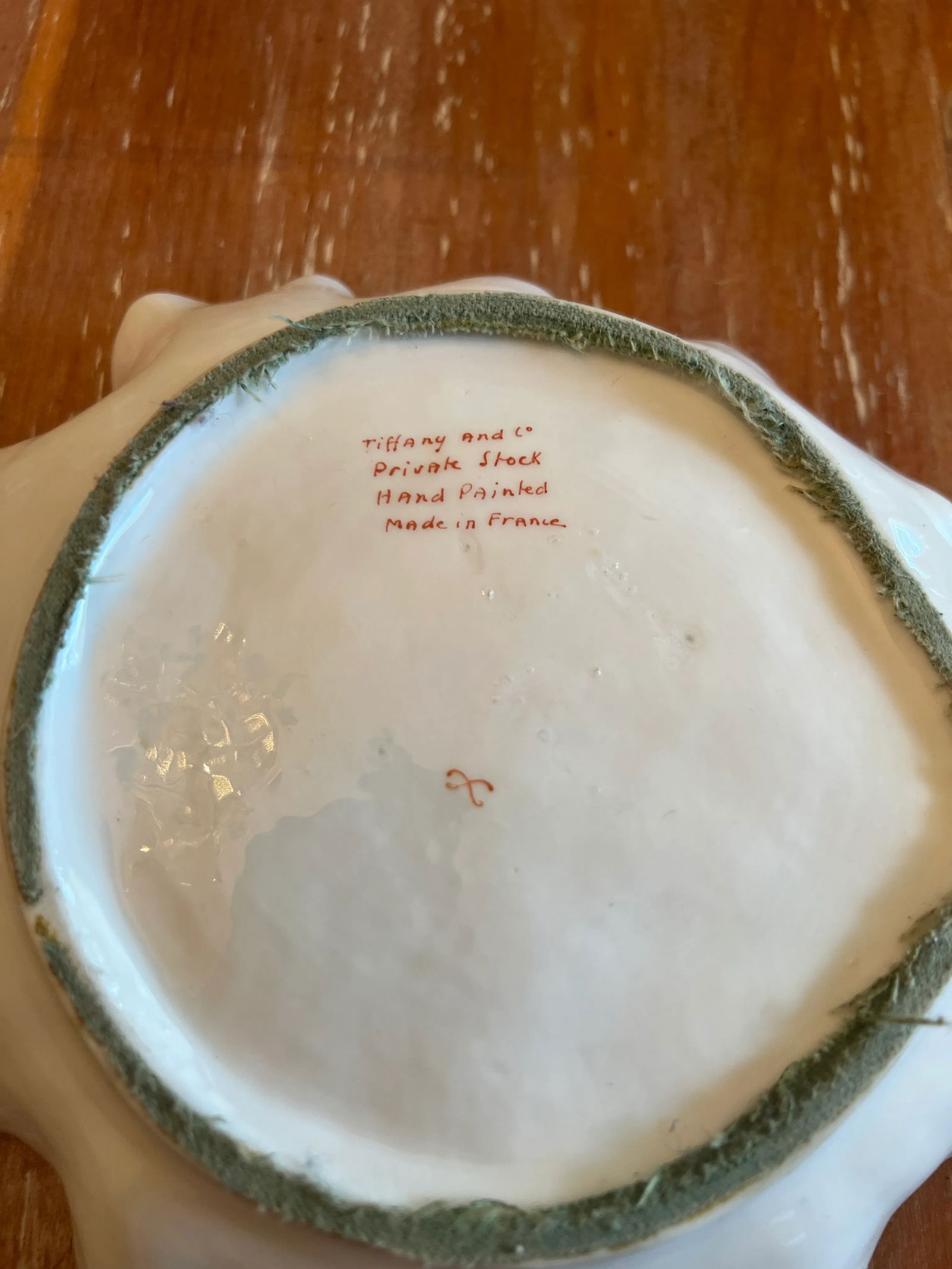 Le Tallec for Tiffany & Company Private Stock Organic Leaf Form Porcelain Dish - 8