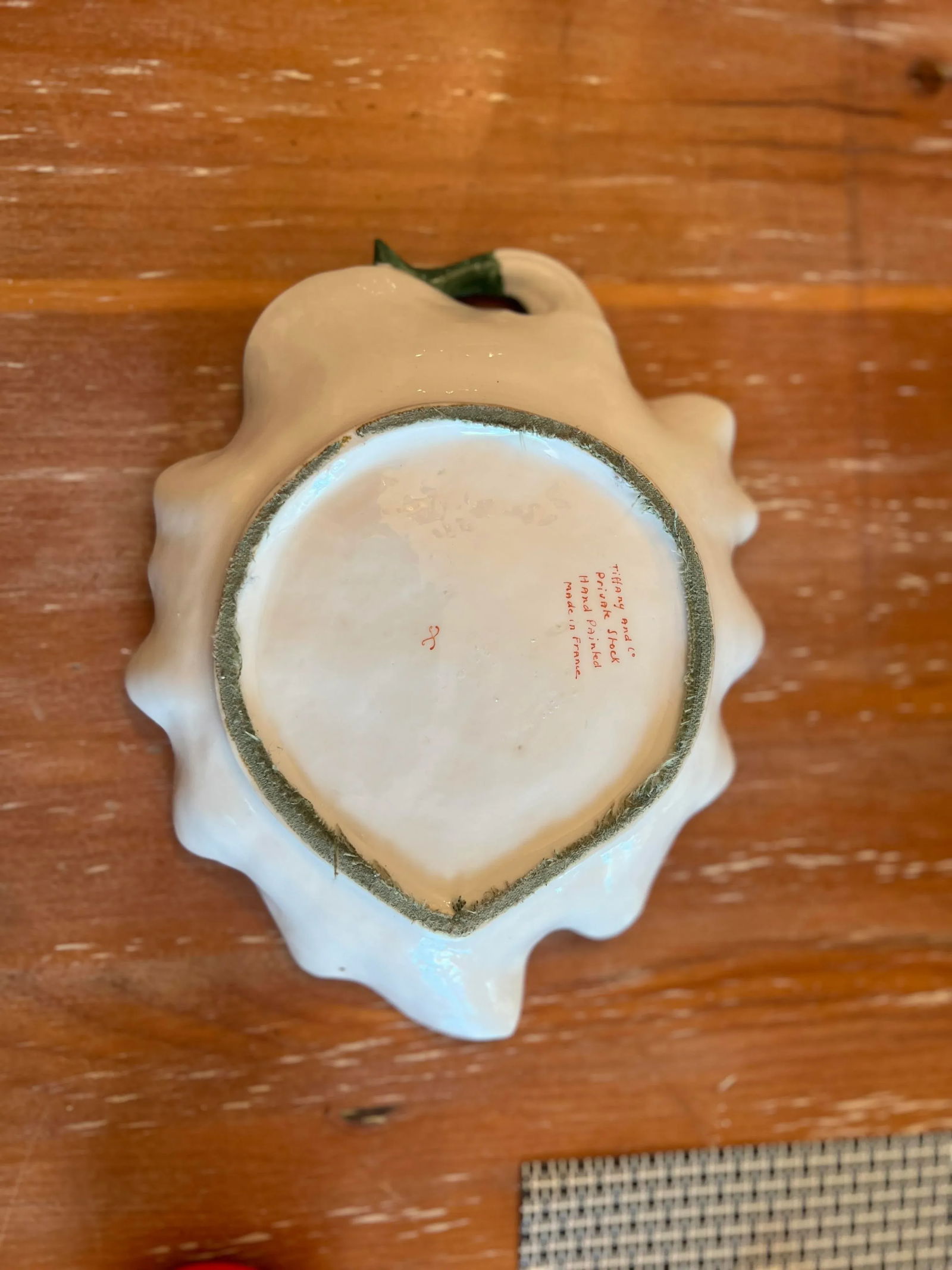 Le Tallec for Tiffany & Company Private Stock Organic Leaf Form Porcelain Dish - 9