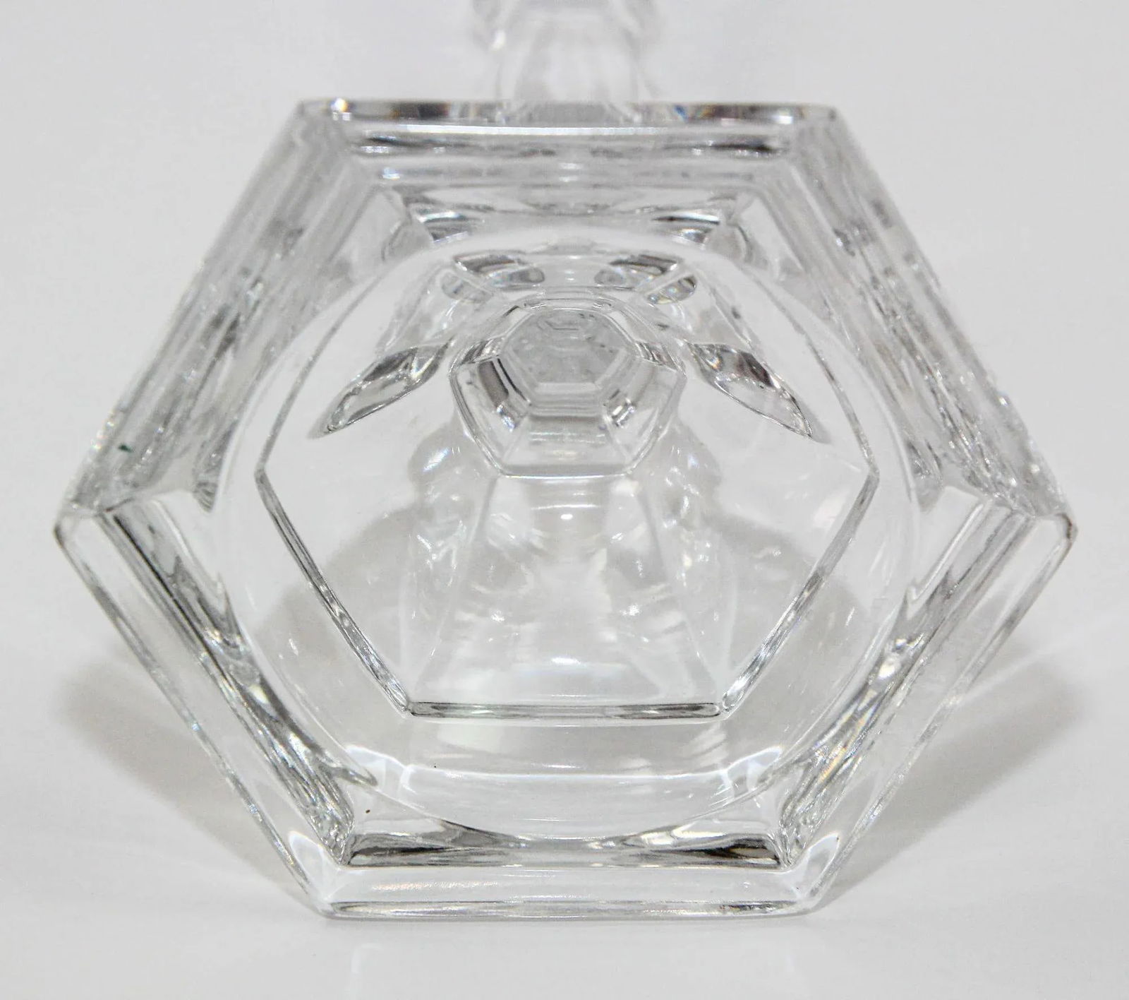 Tiffany Single Light Crystal Candlestick 9" Tall - 6