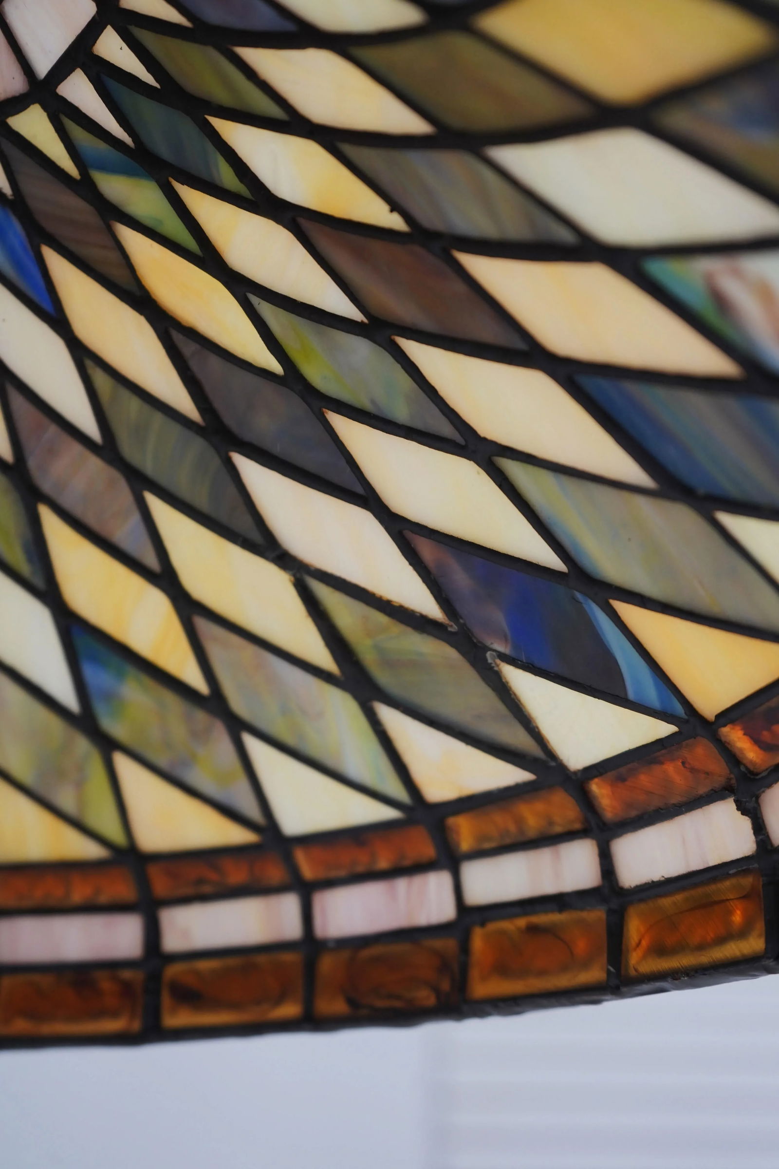 Quality Tiffany Style Art Nouveau Stained Glass Floor Lamp - 10