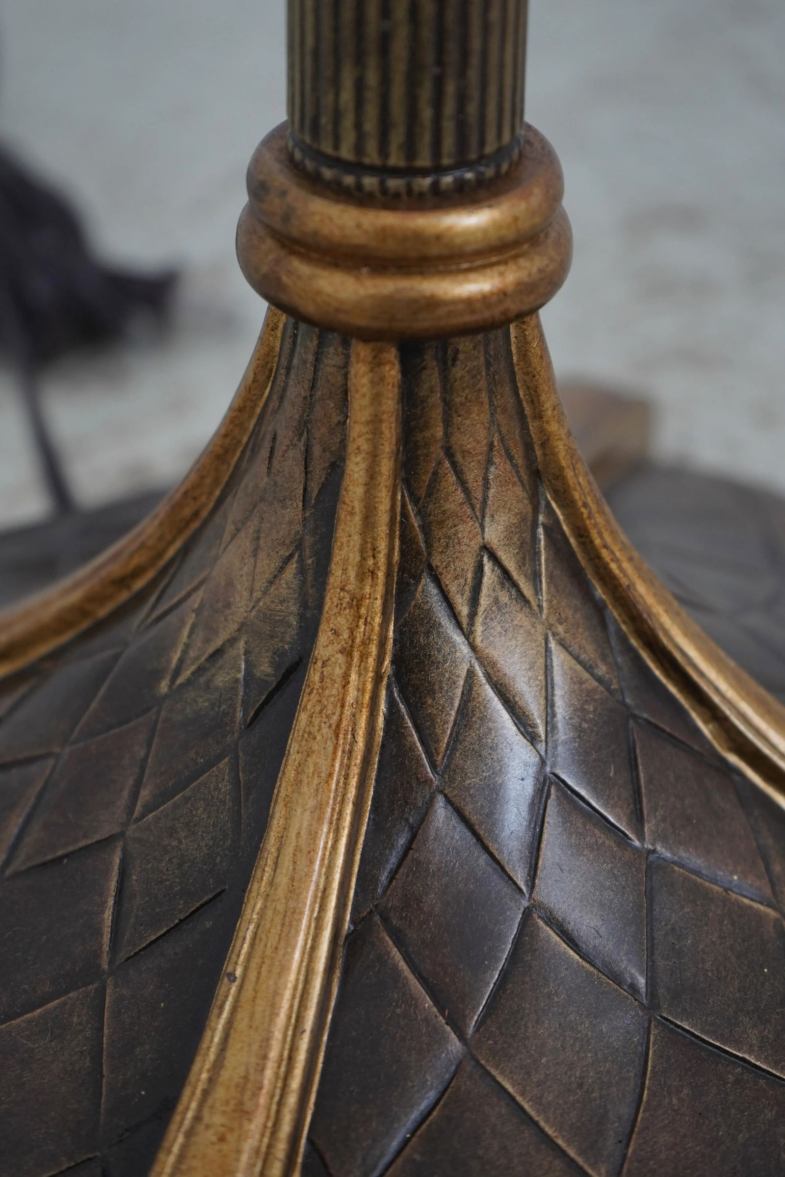 Quality Tiffany Style Art Nouveau Stained Glass Floor Lamp - 11