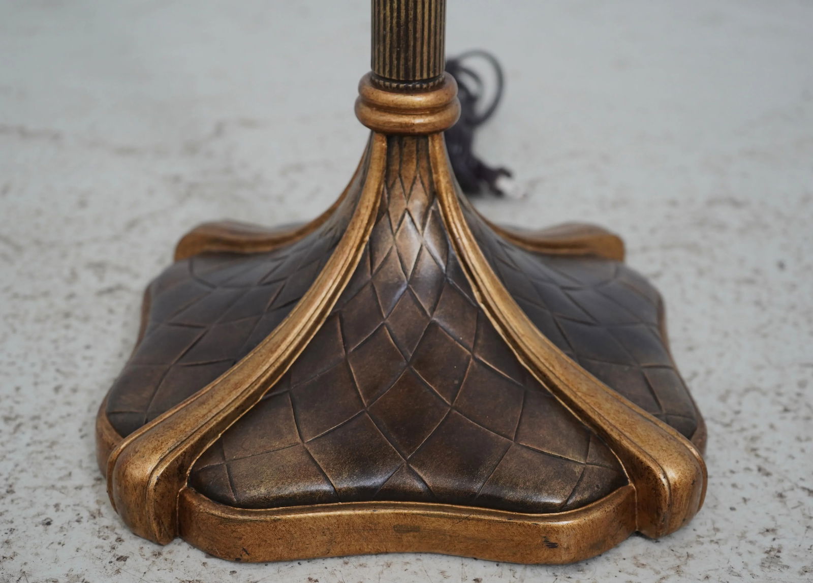 Quality Tiffany Style Art Nouveau Stained Glass Floor Lamp - 5