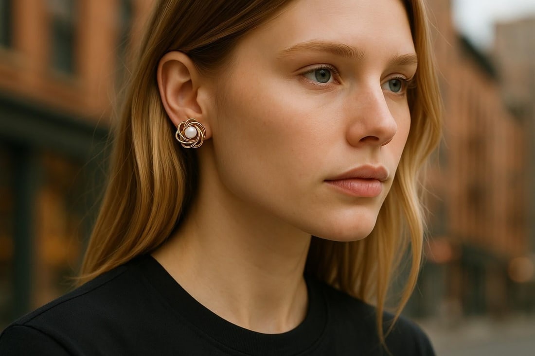 Vintage Tiffany and Co. 14k Yellow Gold Pearl Lever-Back Earrings - 2 Pieces - 5