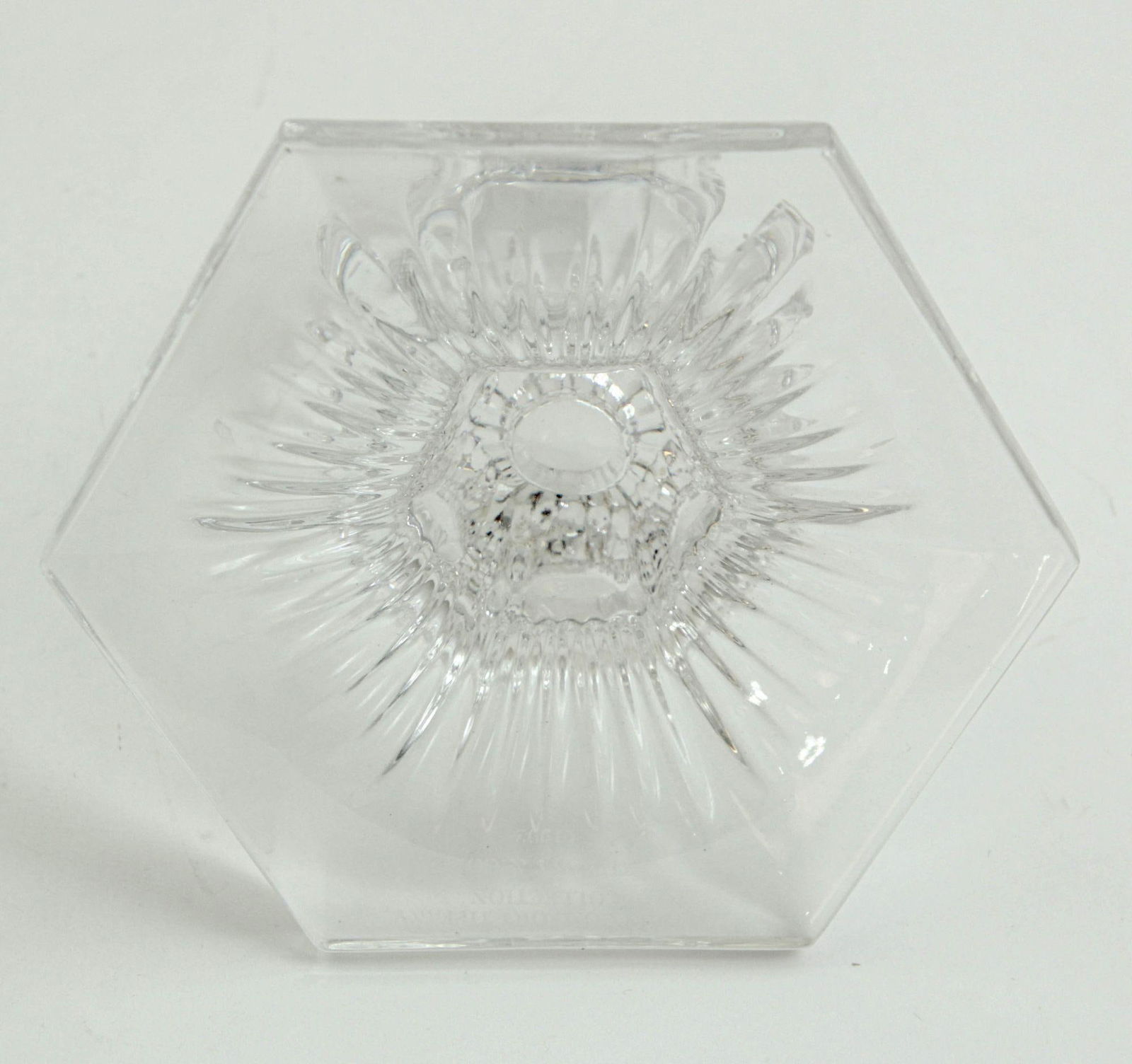 Pair of Louis Comfort Tiffany & Co. Clear Crystal Candlesticks - 10