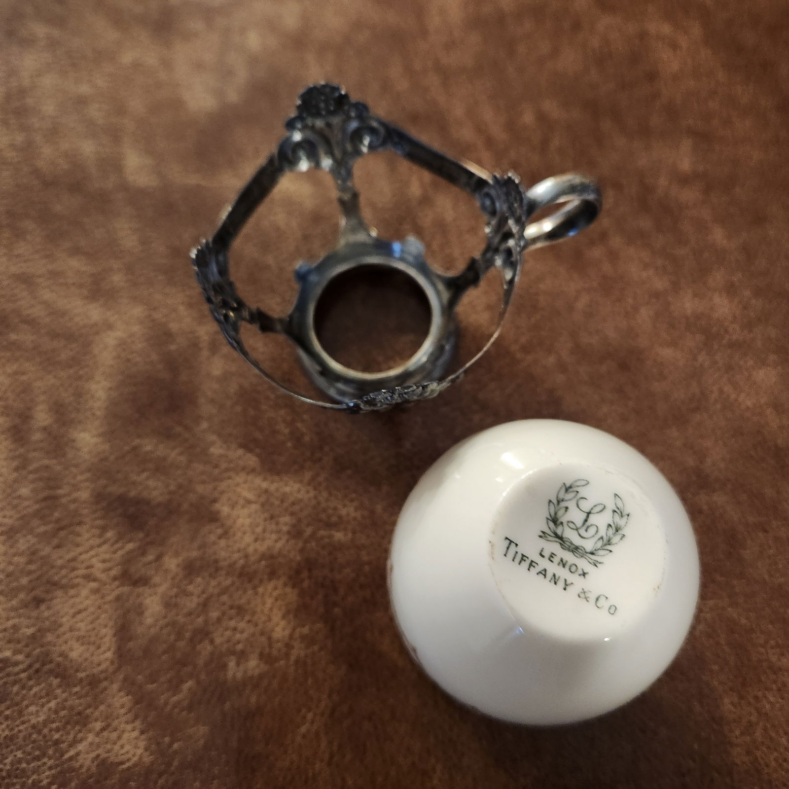 1900s Lenox for Tiffany & Co Sterling Silver Demitasse Cup - 6